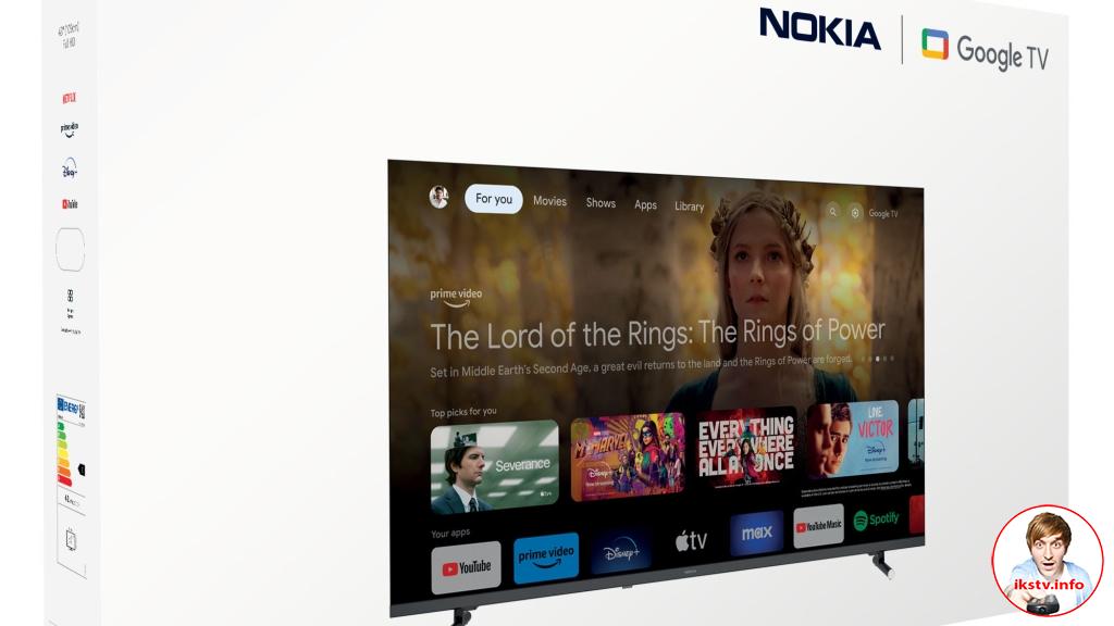 StreamView представила новые смарт-телевизоры Nokia с экранами до 43 дюймов и Google TV на борту